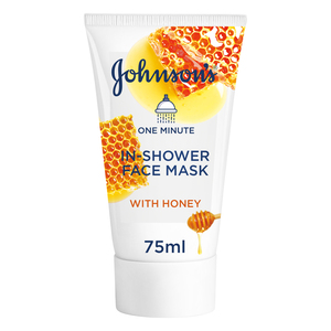 Johnson's Facial Mask 1 Minute In-Shower Face Mask with Honey 75 ml