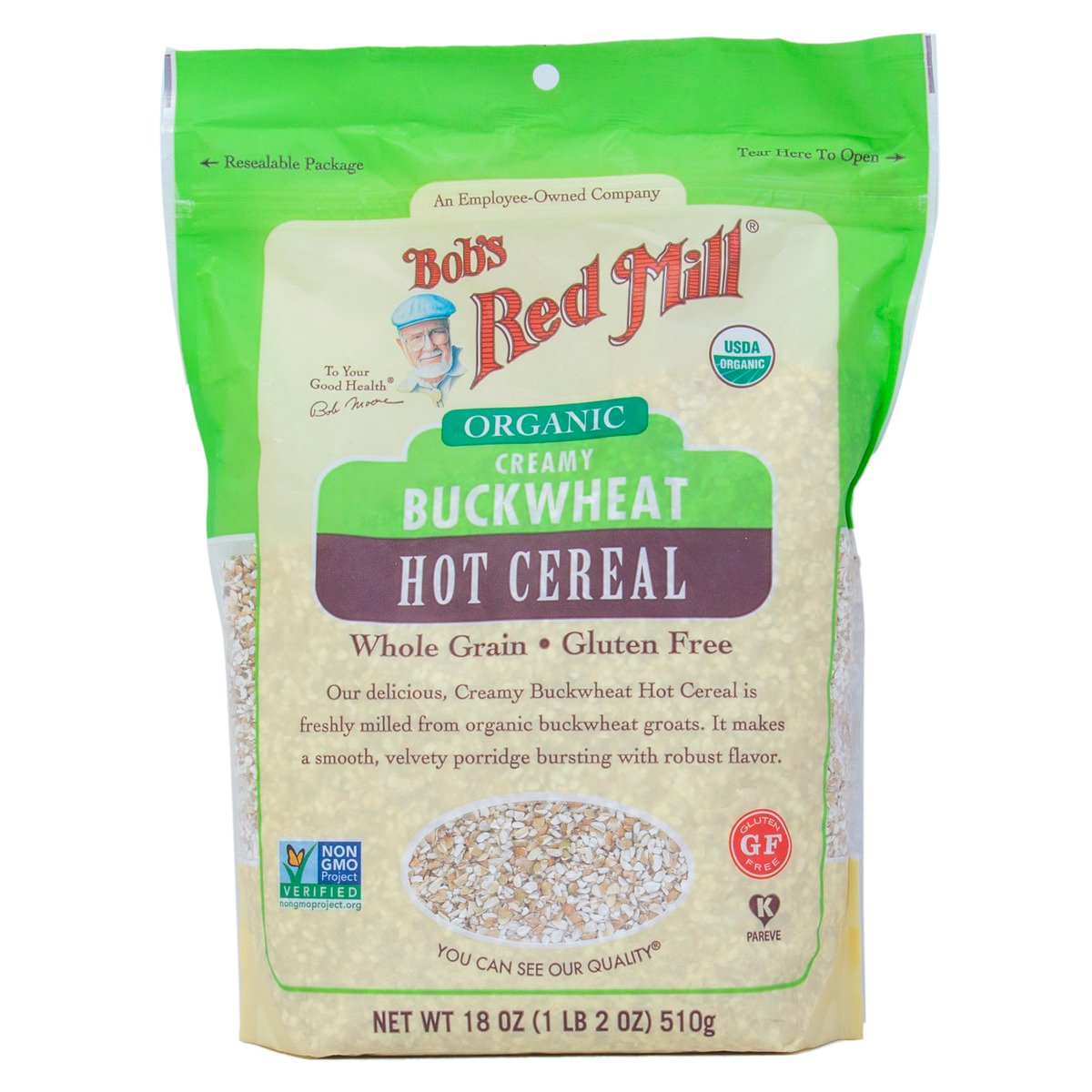 Bob's Red Mill Organic Creamy Buckwheat Hot Cereal 510 g