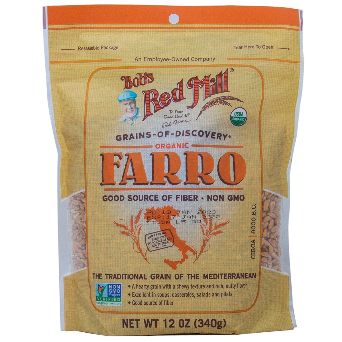 Bob's Red Mill Organic Farro 340 g