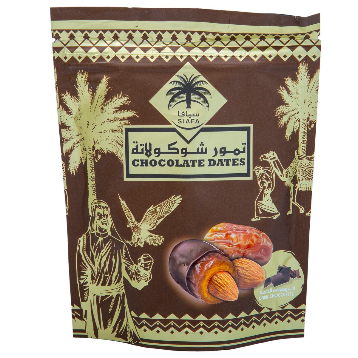 Siafa Dark Chocolate Dates 100 g