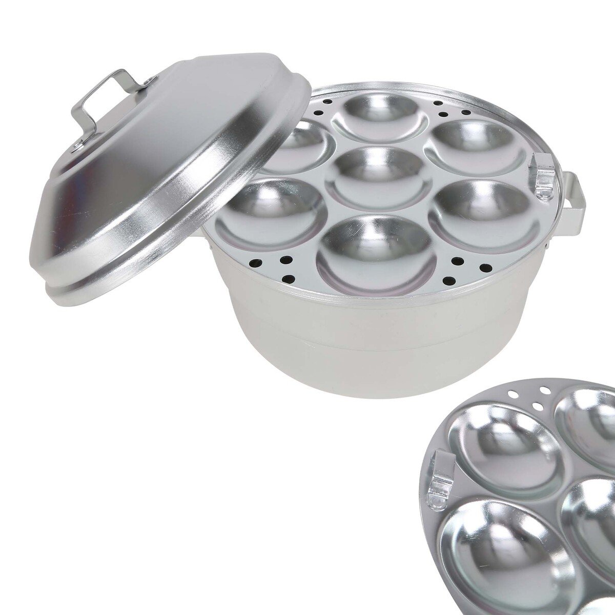 Chefline Aluminum Idly Pot 12's INDPR