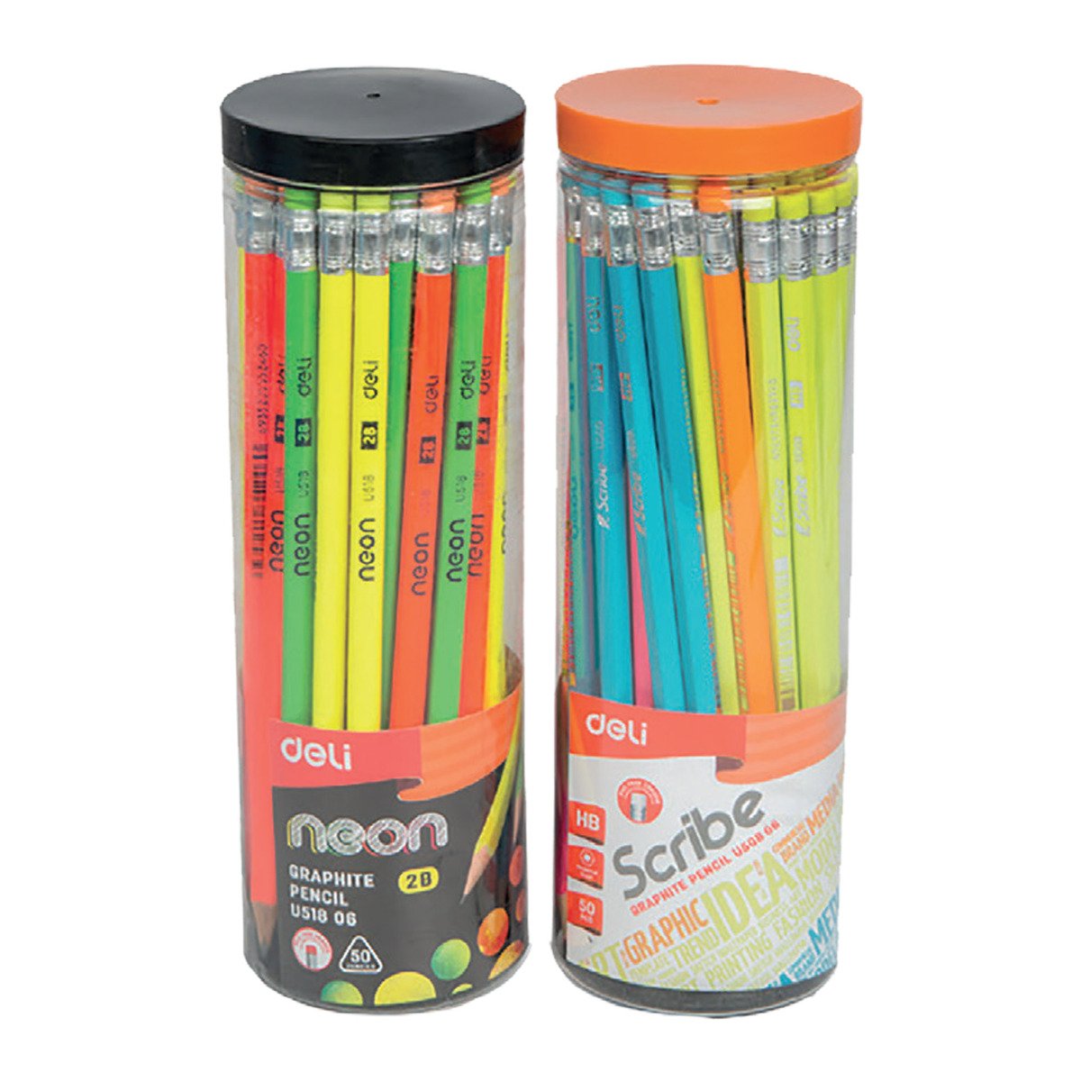 Deli HB Pencil 50pcs U50806 Assorted