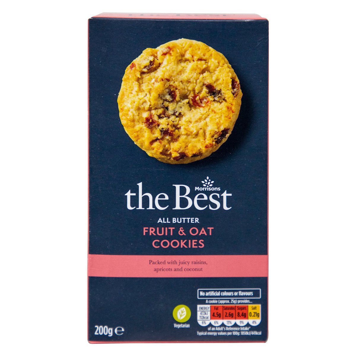 Morrisons The Best Fruit & Oat Cookies 200 g