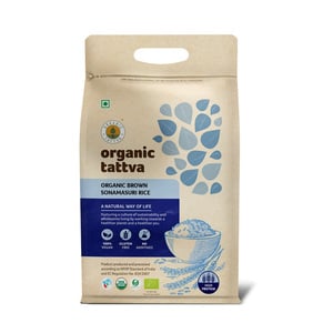 Organic Tattava Organic Brown Sonamasuri Rice 5 kg