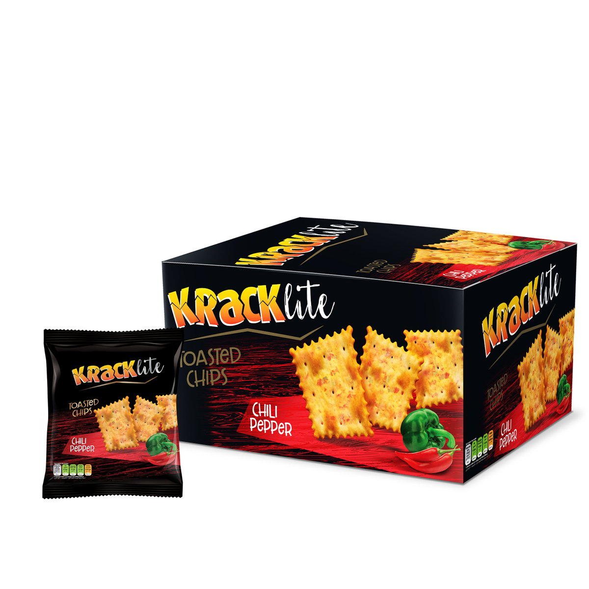 قم بشراء Kracklite Toasted Chips Chilli Pepper 12 X 26g Online At Best Price من الموقع من لولو 5477