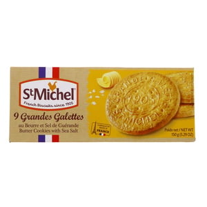 St Michel Butter Cookies With Sea Salt 150 g