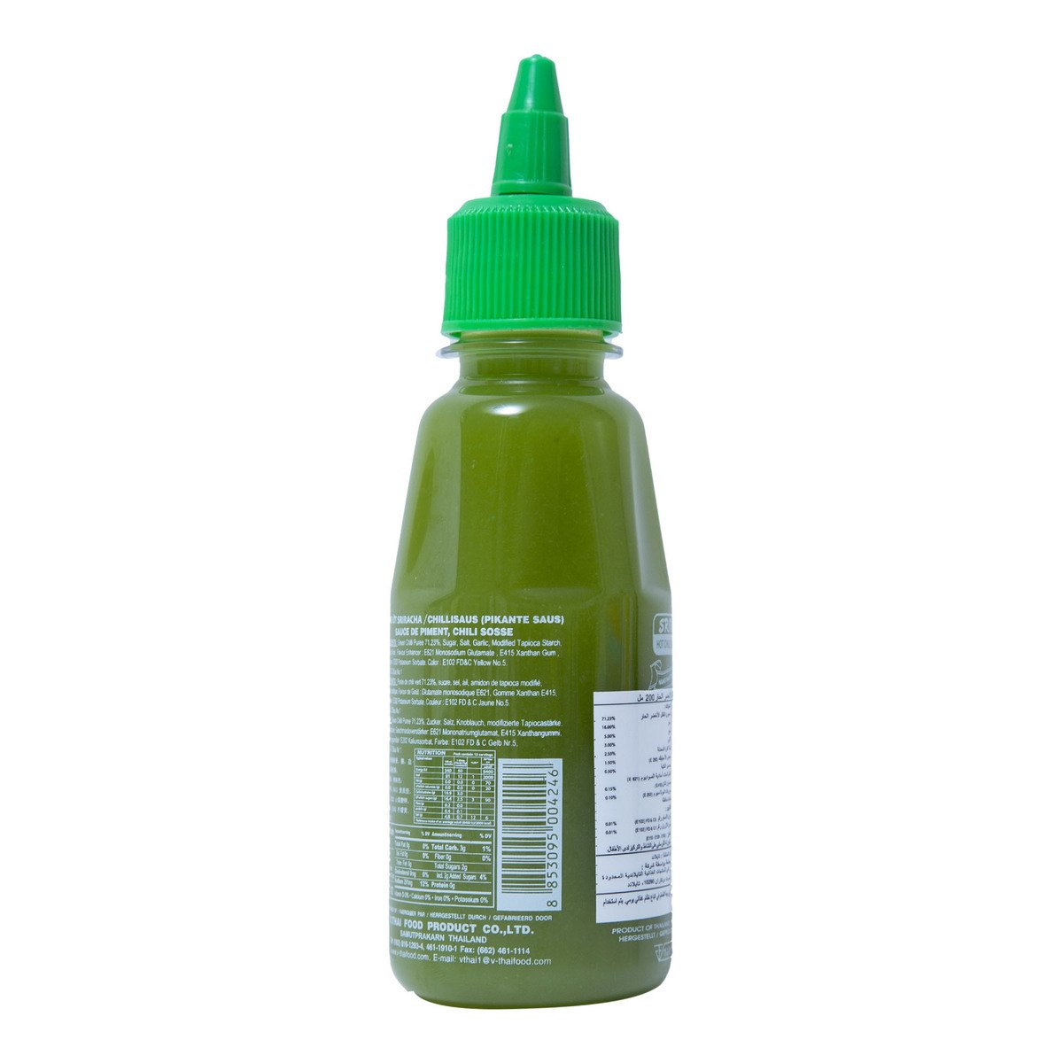 Nang Fah Sriracha Green Hot Chilli Sauce 200 ml