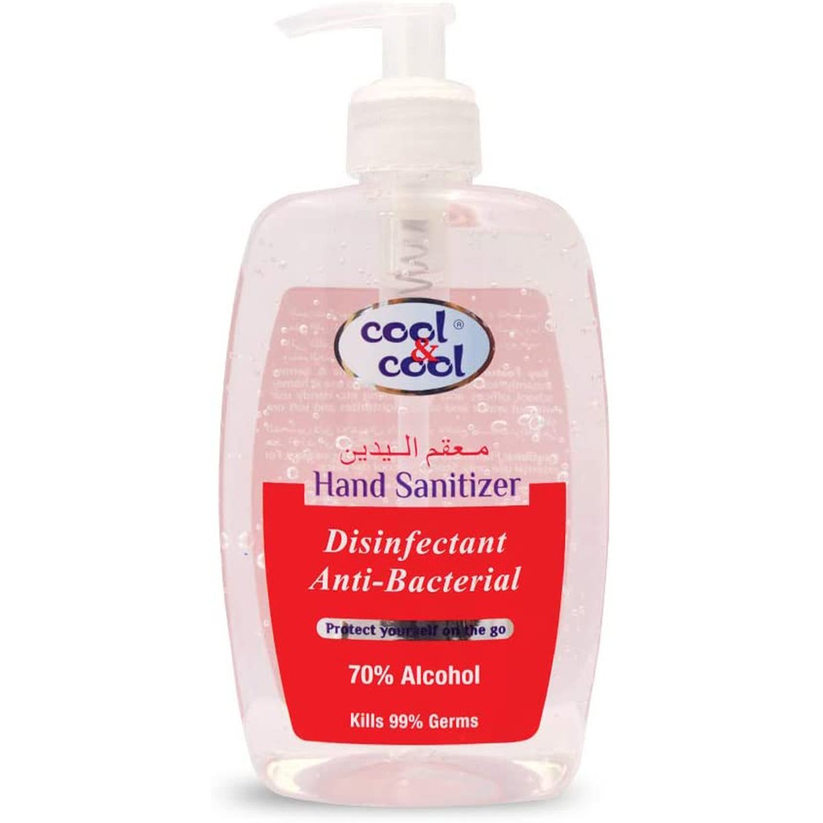 Cool & Cool Anti Bacterial Disinfectant Hand Sanitizer 500 ml
