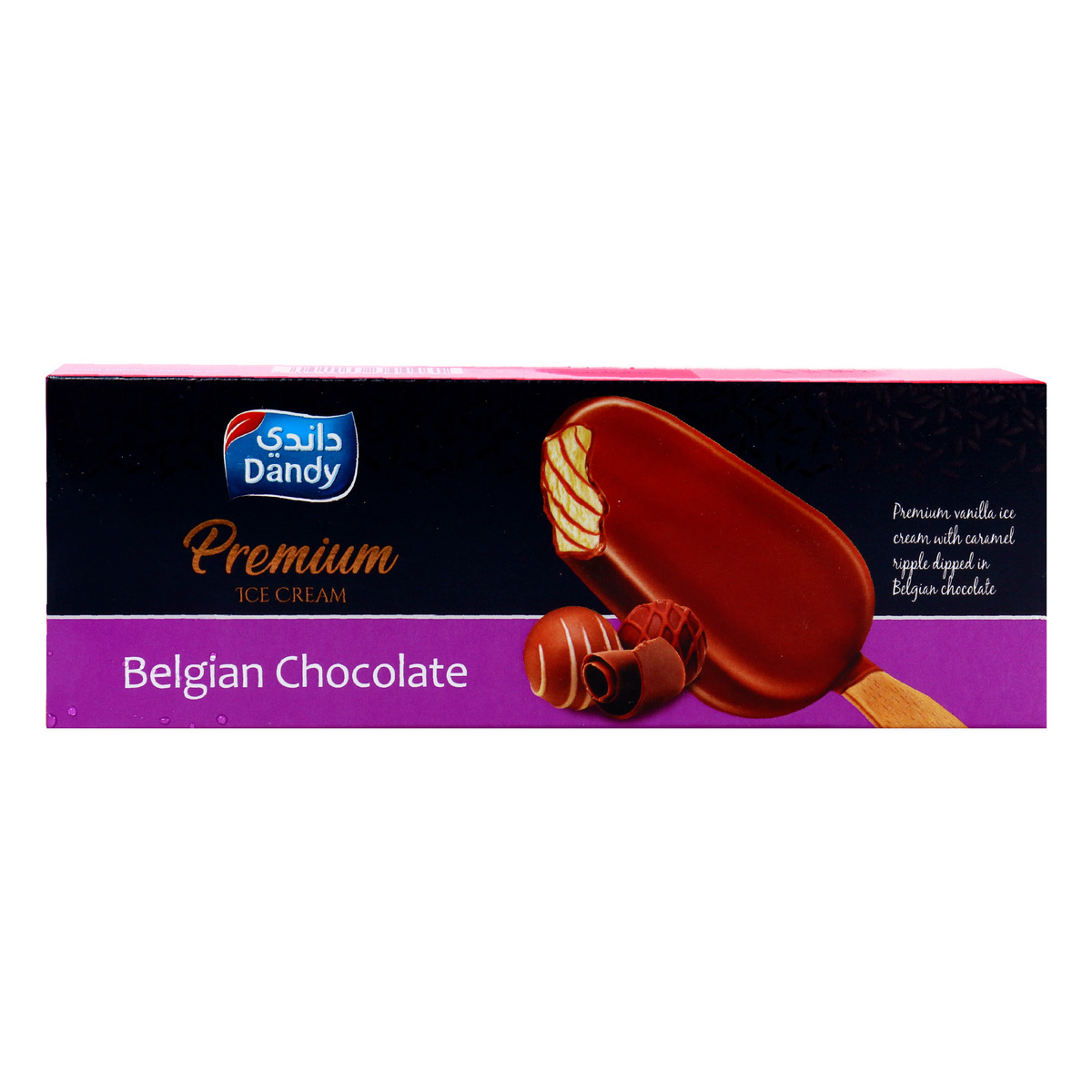 Dandy Premium Ice Cream Stick Belgian Chocolate 65 ml