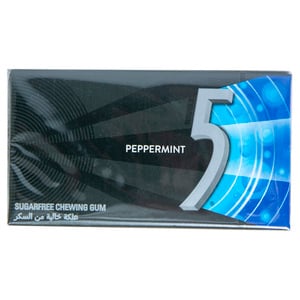 Wrigley's 5 Peppermint Chewing Gum 6 pcs