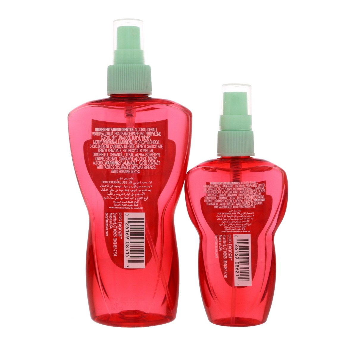 Body Fantasies Strawberry Fragrance Body Spray 236 ml + 94 ml