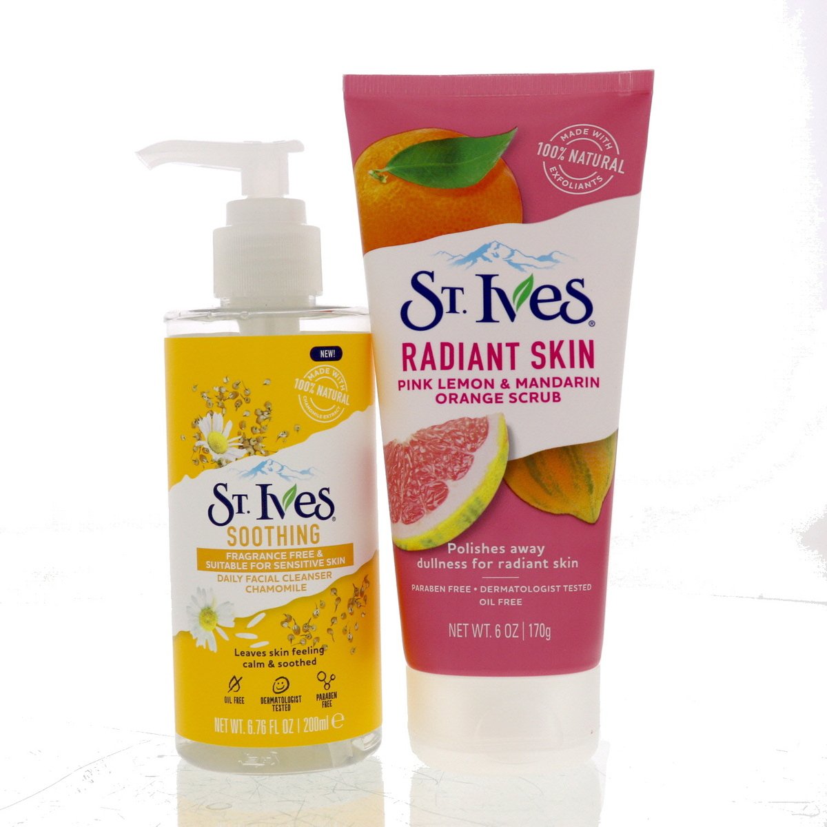 St Ives Soothing Cleanser 200 ml + Scrub 170 g Assorted