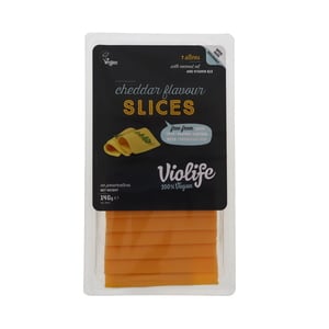 Violife Vegan Cheddar Flavour Slices Cheese 140 g