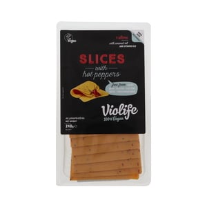 Violife Vegan Slices Cheese With Hot Peppers 140 g