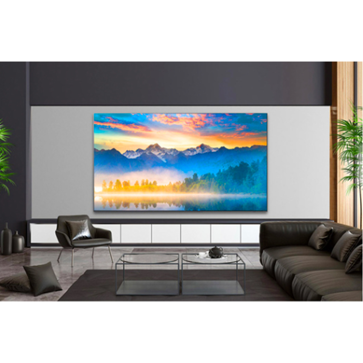 LG NanoCell TV 49 Inch NANO80 Series, Cinema Screen Design 4K Active HDR  WebOS Smart AI ThinQ Local Dimming