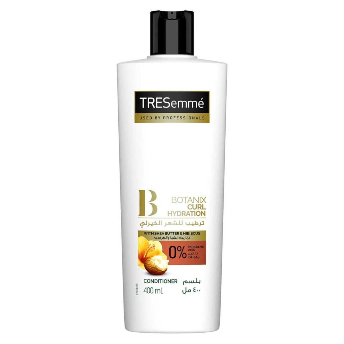 TRESemme Botanix Natural Conditioner for Curl Hydration with Shea Butter & Hibiscus 400 ml