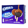 Oreo Cadbury Coated Ice Cream Sandwich Stick 4 x 75 ml