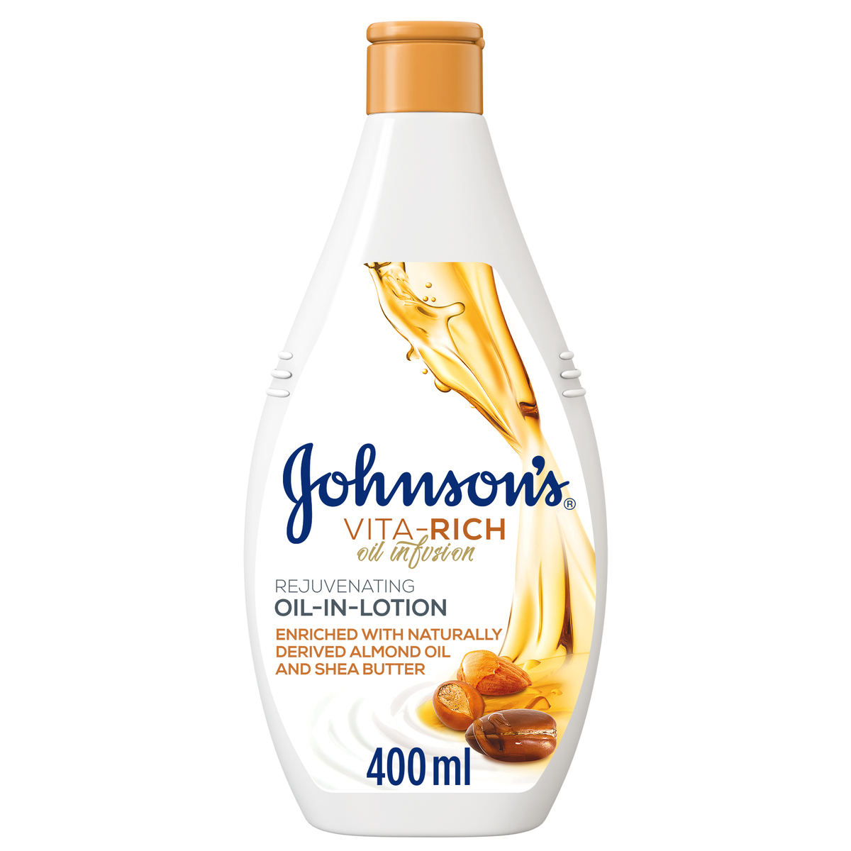 Johnsons Body Lotion Vita Rich Oil In Lotion Rejuvenating 400ml Online