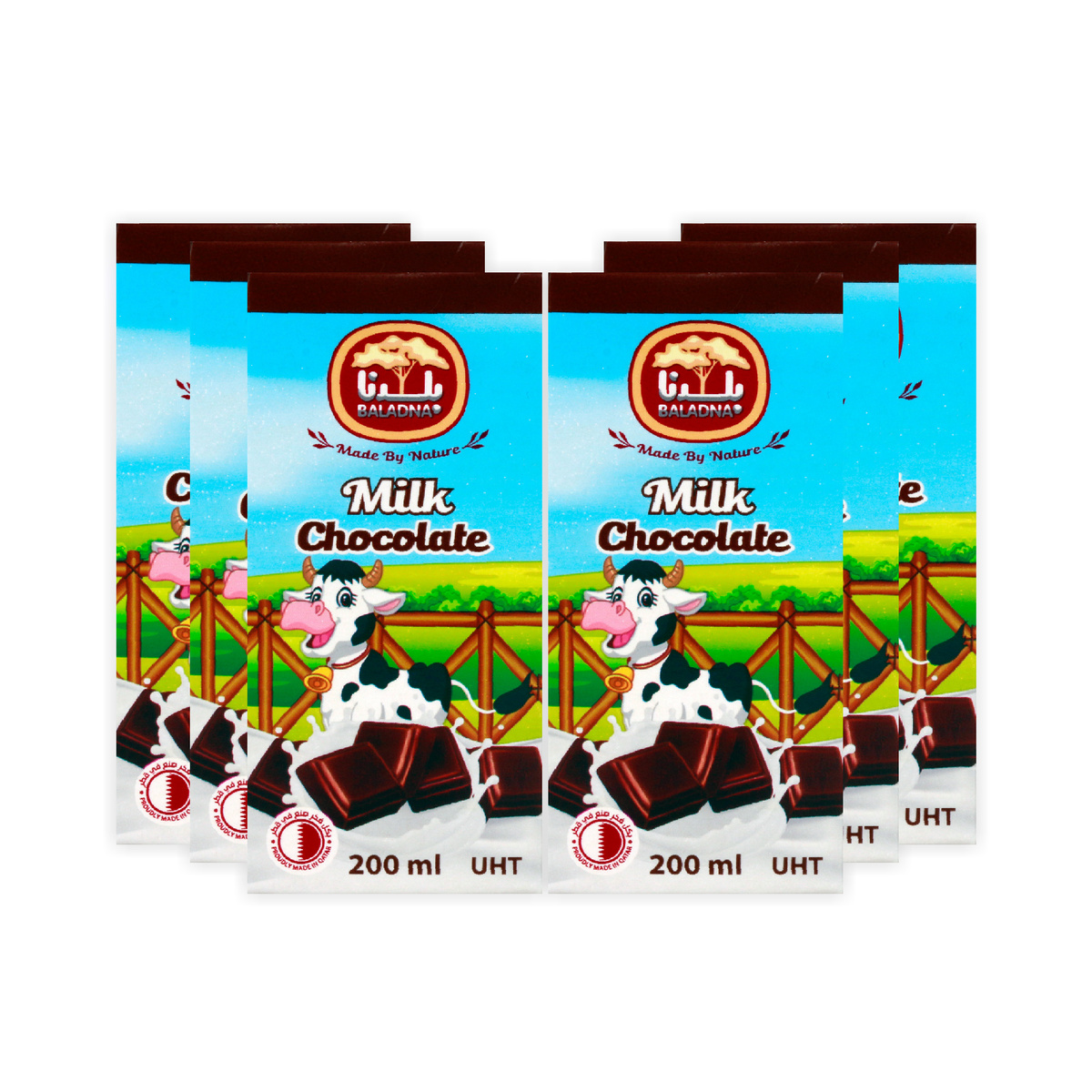 Baladna UHT Flavored Milk Chocolate 200 ml 5+1