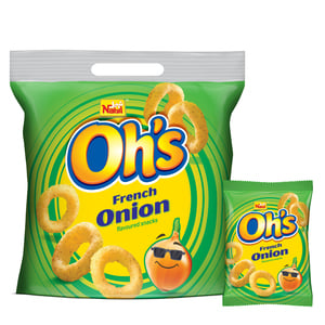 Nabil Oh's French Onion Flavoured Snacks 25 x 12g