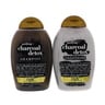 OGX Purifying + Charcoal Detox Shampoo 385 ml + Conditioner 385 ml