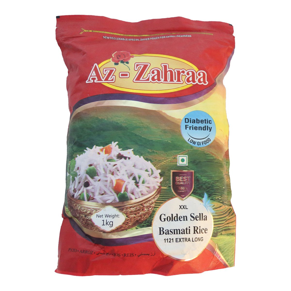 Az Zahraa Golden Basmati Rice Extra Long 1 kg