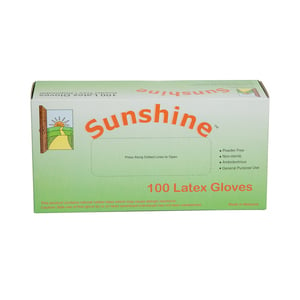 Sunshine Latex Gloves Size X-Small 100pcs