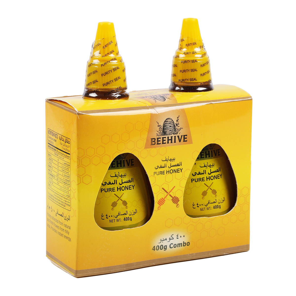 Beehive Pure Honey Squeeze Value Pack 2 x 400 g