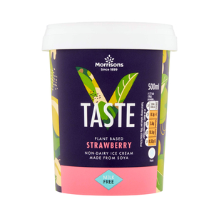 Morrisons V Taste Plant Based Strawberry Ice Cream 500 ml