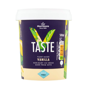 Morrisons V Taste Plant Based Vanilla Ice Cream 500 ml