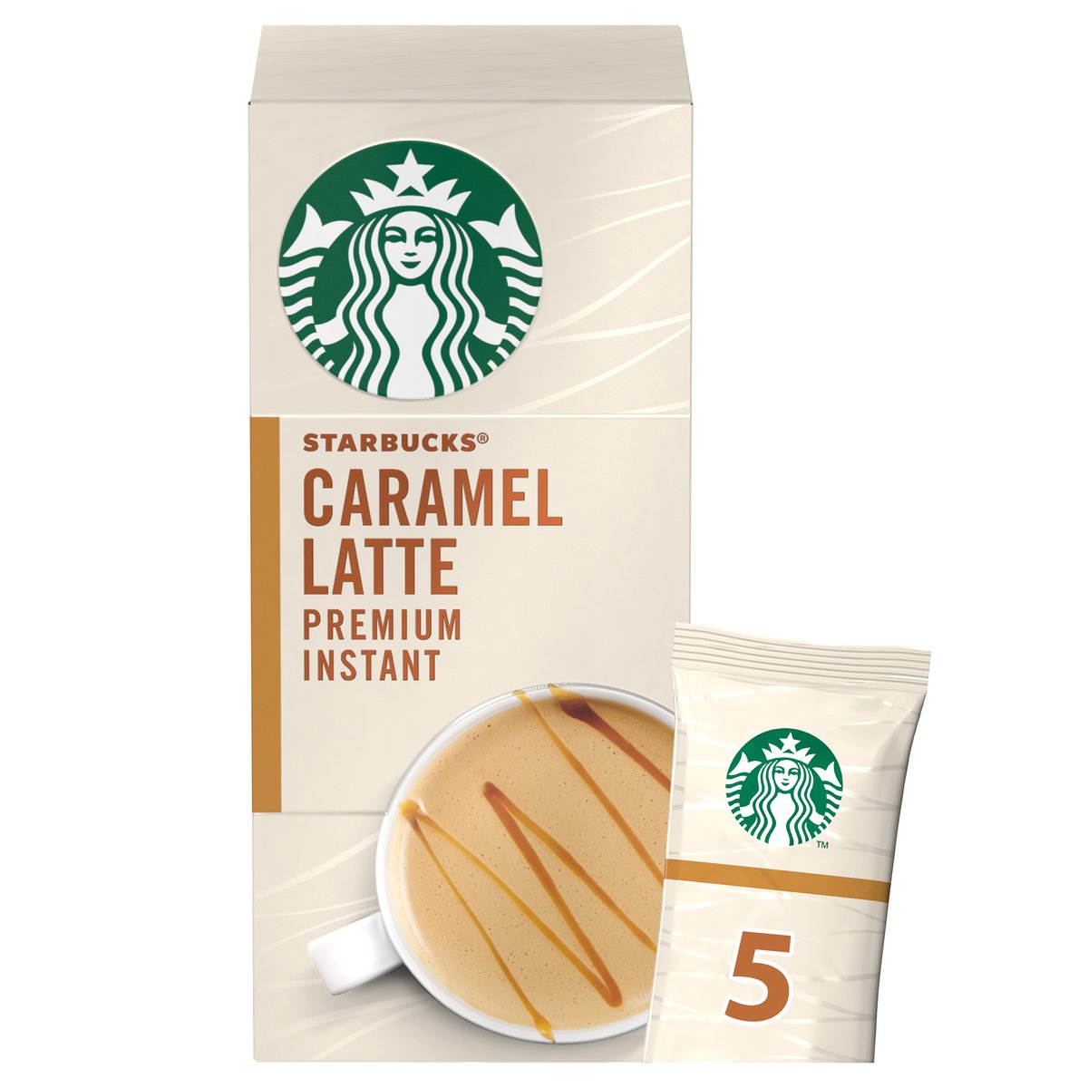 Starbucks Premium Instant Coffee Mix Caramel Latte 107.5 g