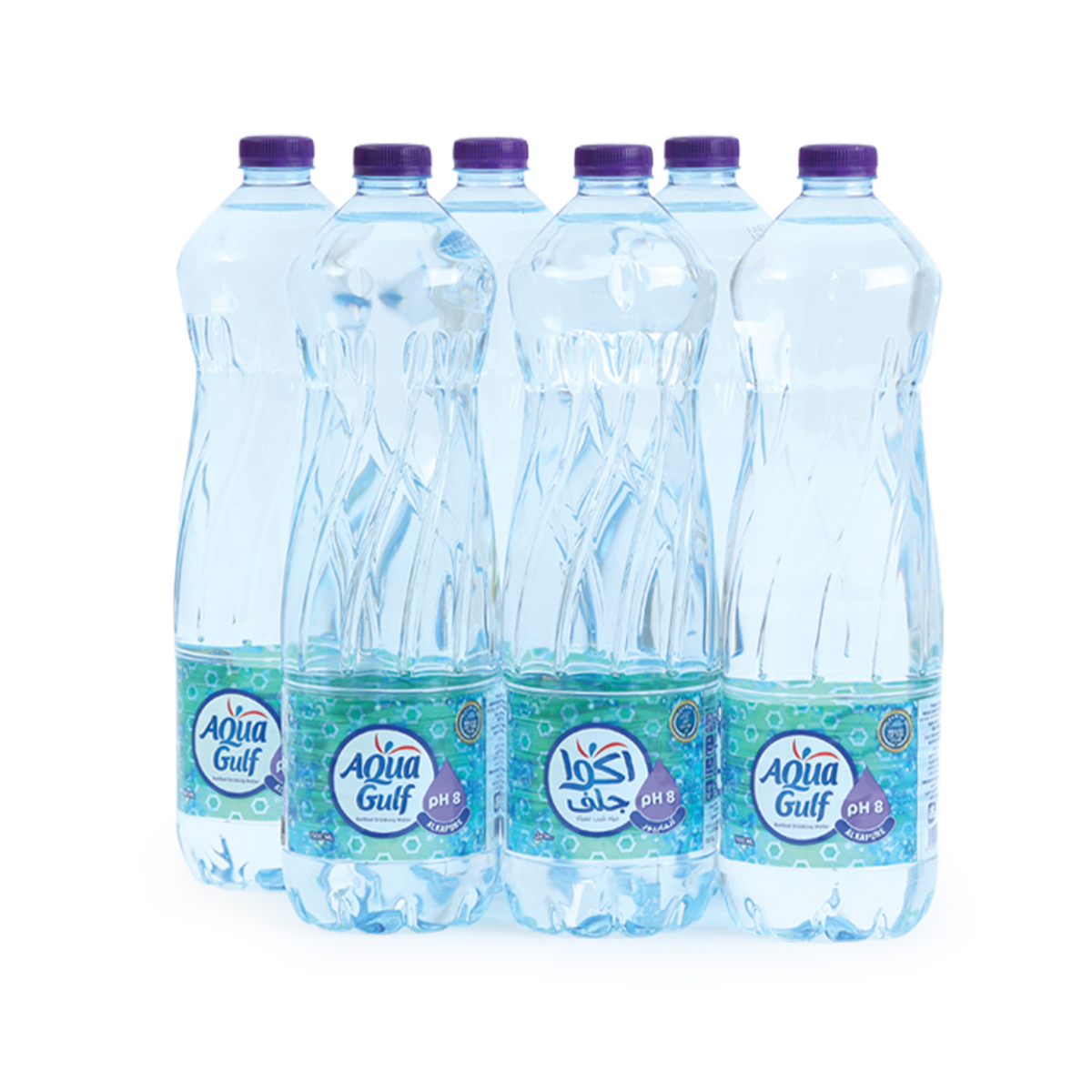 Aqua Gulf Alkapure PH8 Bottled Drinking Water 6 x 1.5Litre