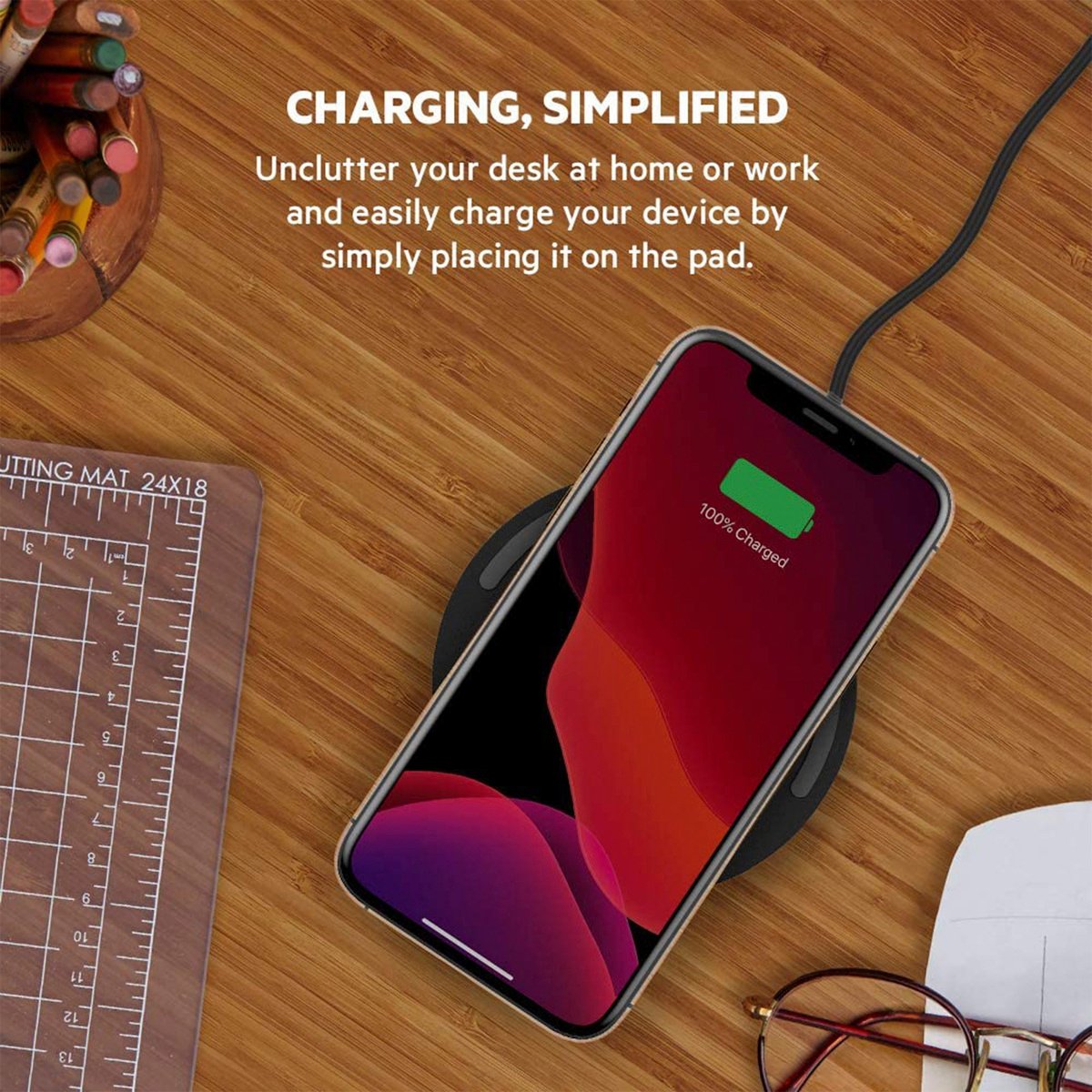 Belkin WIA001btBK Wireless Charger, 10W