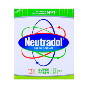 Neutradol Fresh Science Gel Power Orb Destroy Odours Super Fresh 140 g