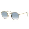 Ray-Ban Men Sunglass 0RB3447N Round Gold