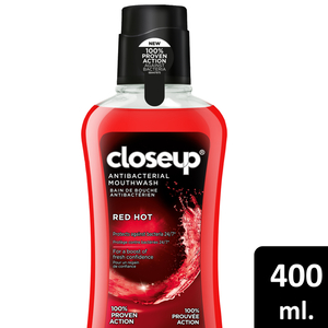 Closeup Red Hot Antibacterial Mouthwash 400 ml