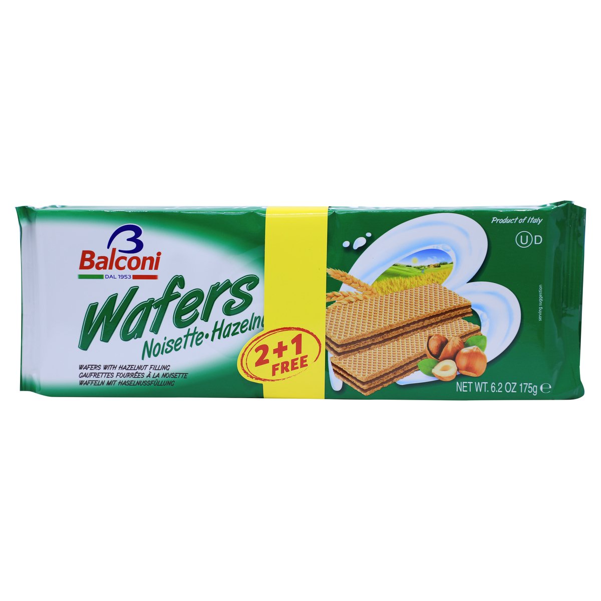 Balconi Wafers Hazelnut 175 g 2+1