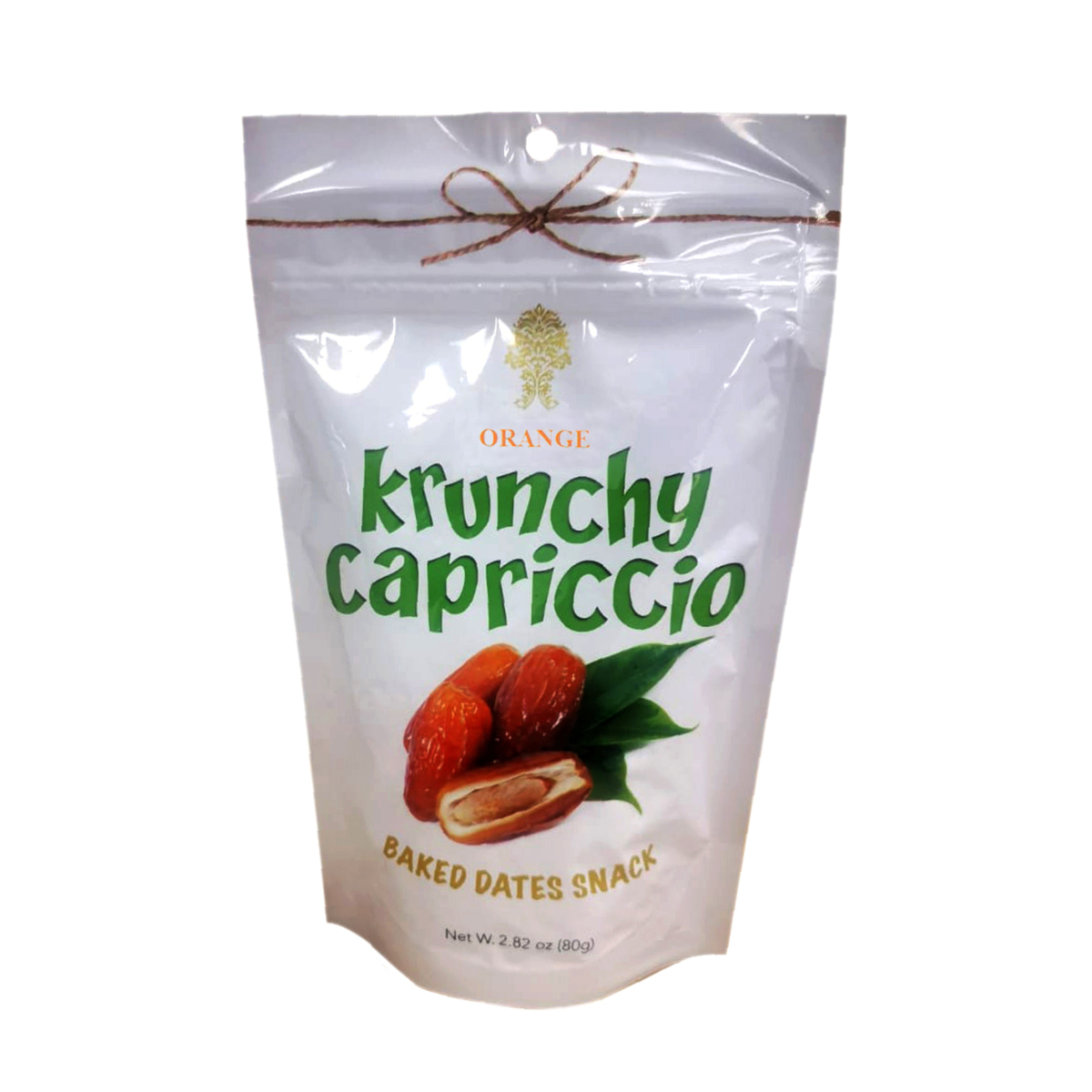 Krunchy Capriccio Baked Dates Snack With Orange Flavour 80g