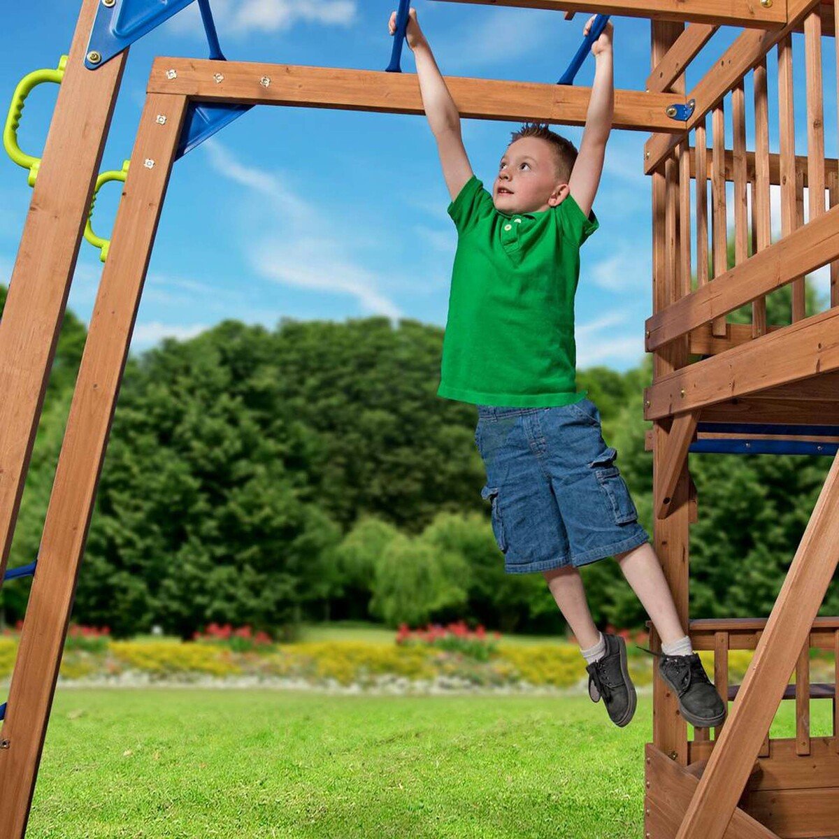 Backyard Discovery Northbrook Wooden Swing Set 1808034