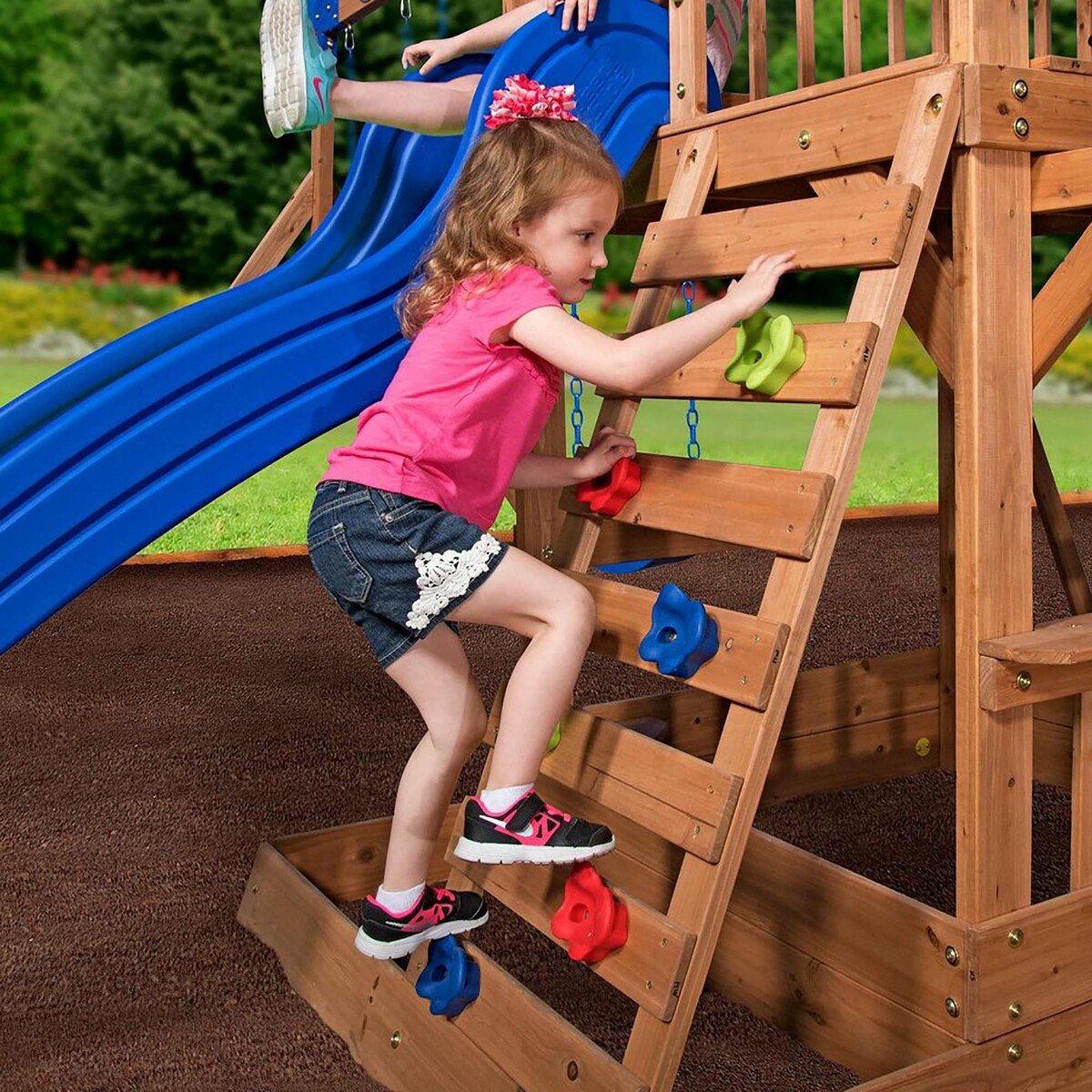 Backyard Discovery Northbrook Wooden Swing Set 1808034