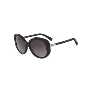 Longchamp Women's Sunglass 601S55 Rectangle Black