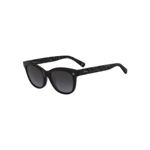 Longchamp Women's Sunglass 614S53 Modified Rectangle Black