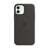 iPhone 12 , 12 Pro Silicone Case with MagSafe - Black