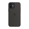 iPhone 12 , 12 Pro Silicone Case with MagSafe - Black