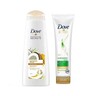 Dove Shampoo Coconut 400 ml + Oil Replacement 300 ml