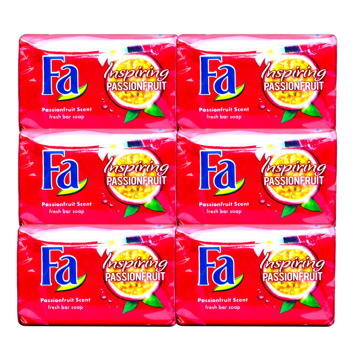 Fa Bar Soap Inspiring Passion Fruit 6 x 125 g