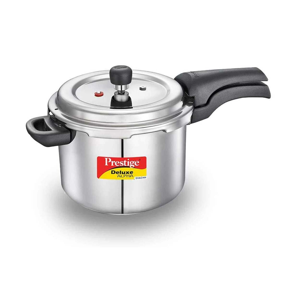 Prestige Deluxe Alpha Stainless Steel Pressure Cooker Svachh 20252 6.5Ltr