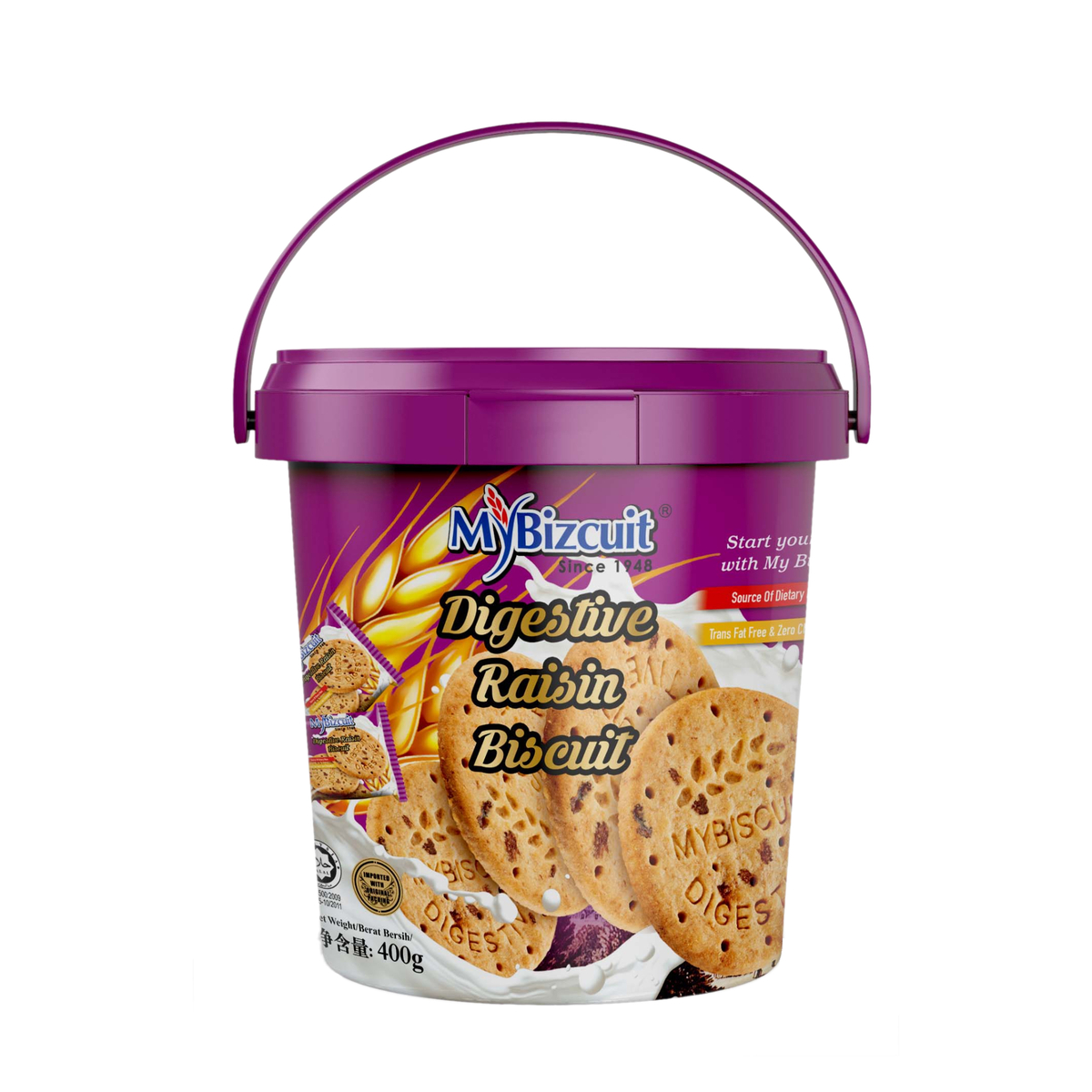 My Bizcuit Digestive Raisin Biscuit 400 g