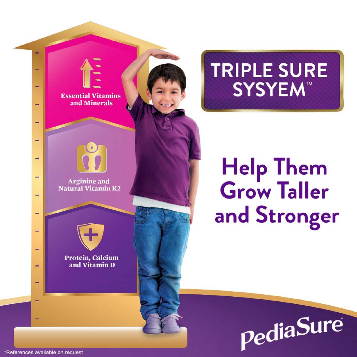 Pediasure Complete Balanced Nutrition With Vanilla Flavour Stage 1+ For Children 1-3 Years 900 g