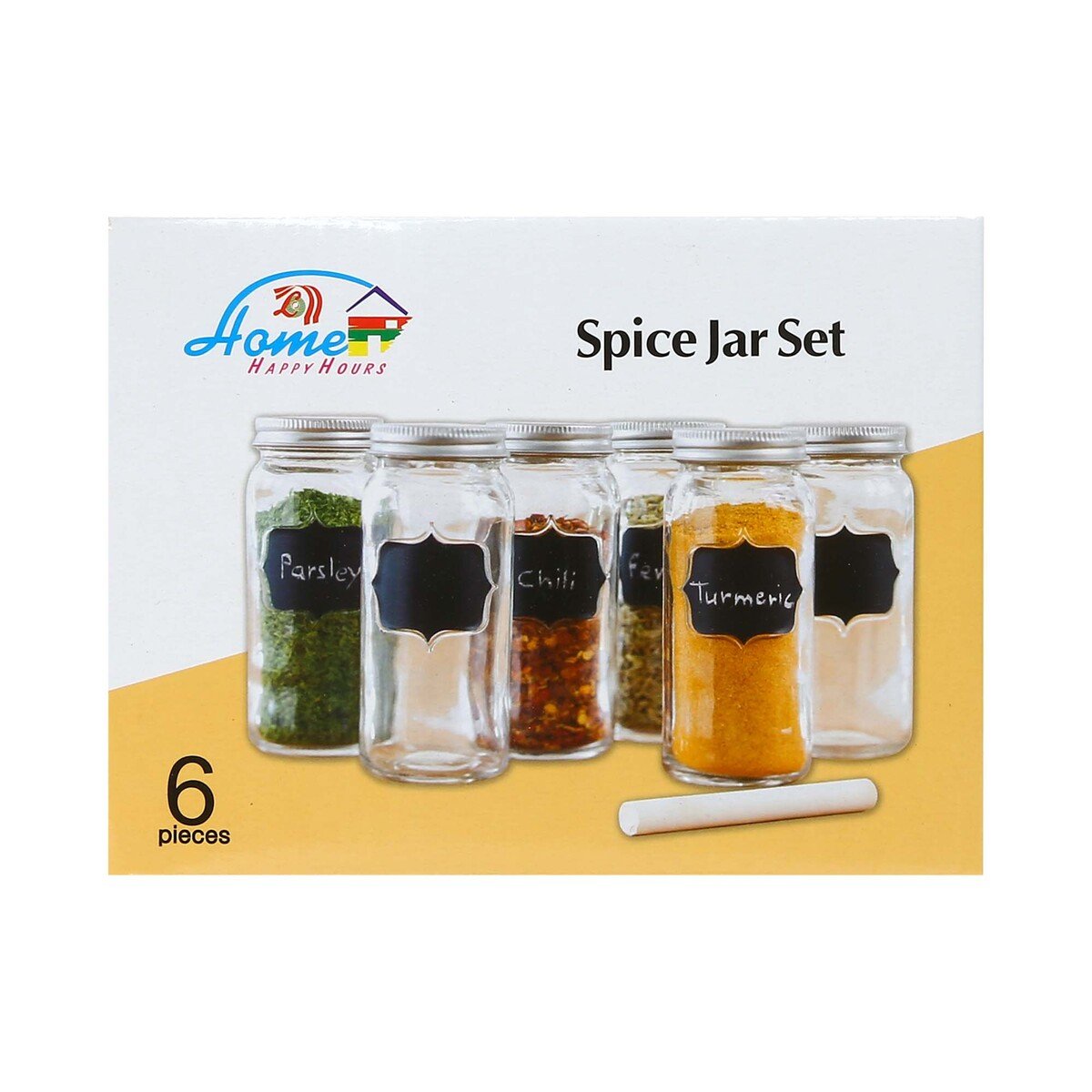 Home Spice Jar Set 6pcs 50736